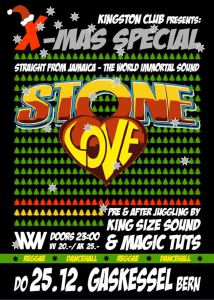 Kingston Club - X-Mas special with Stone Love, Magic Tuts & King Size Sound - 25th December 2014
